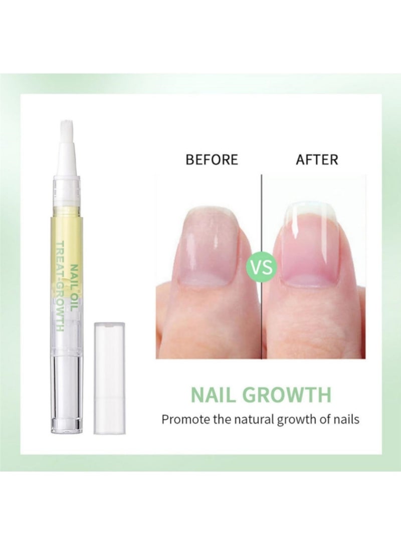 saykfoe Nail Care Solution, Nail Oil Treat Growth-Cuticle Oil Strengthens Nail Cuticles Removes Moisturizes and Nourishes, 5 ml - Image 2